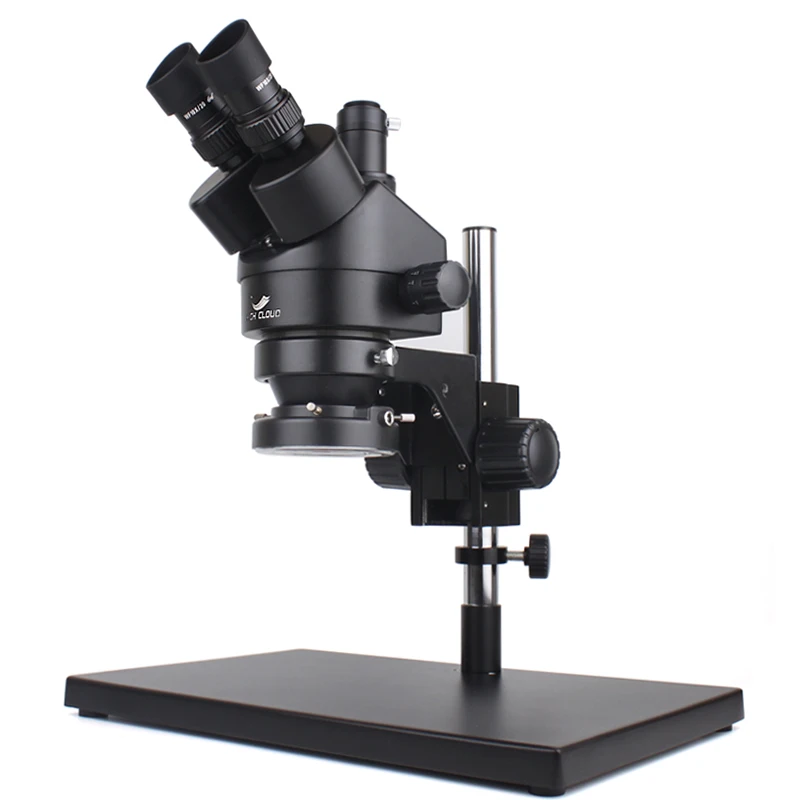 

Simul Focal Industrial Trinocular Stereo Microscope Digital Magnification Continuous Zoom 7X - 45X For Phone Repair Soldering