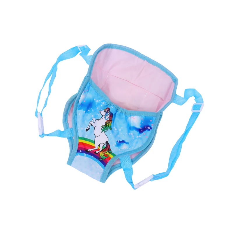 Фото Кукольный рюкзак для кукол 43 см, мини-сумка для переноски, костюм Baby Born, подходит для кукол 16-18 дюймов, подарок на день рождения для девочек, сумка для куклы №5