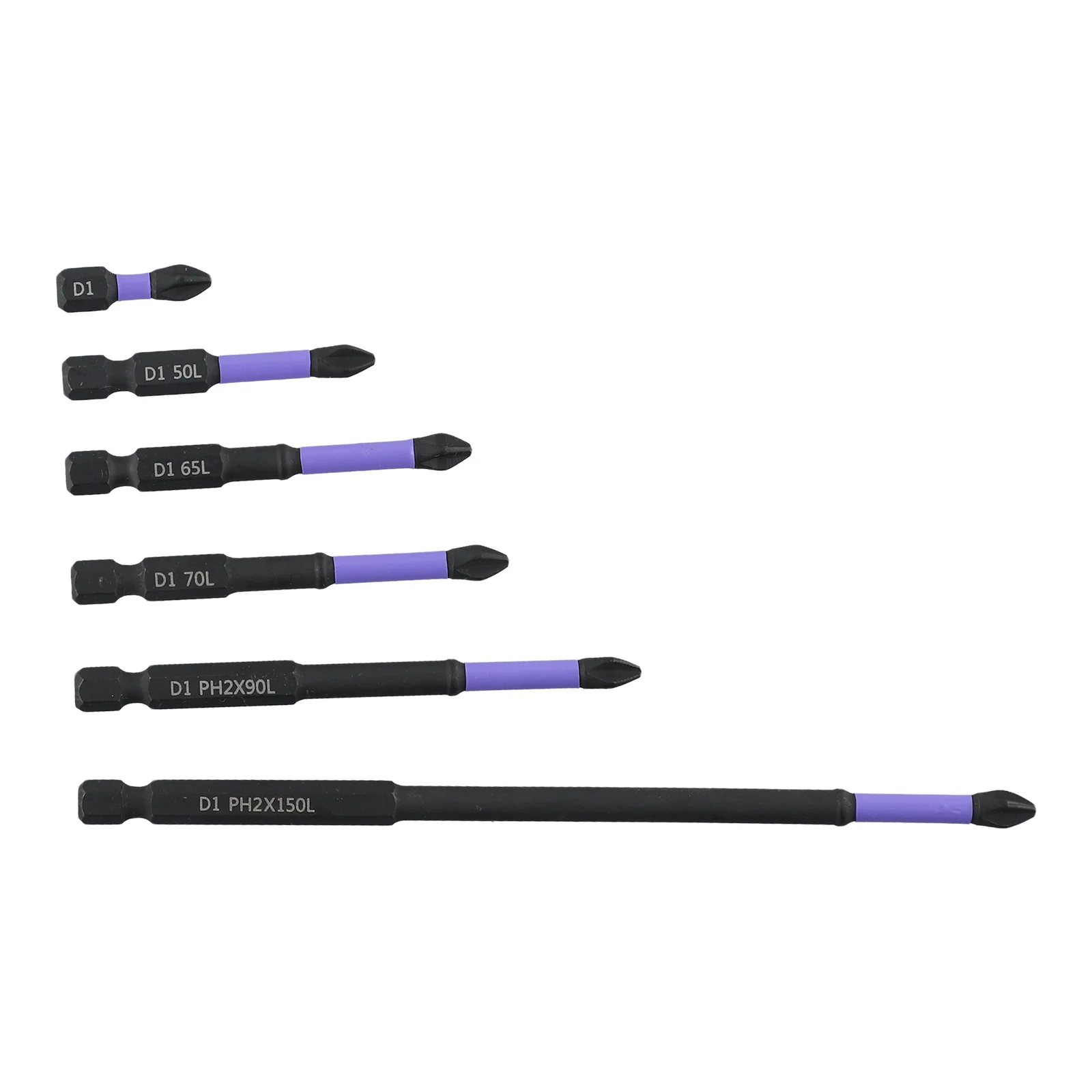

Screwdriver Bit 25/50/65/70/90/150mm Alloy Steel Batch Head Impact Resistance Non-slip Cross Screwdriver Hand Tools
