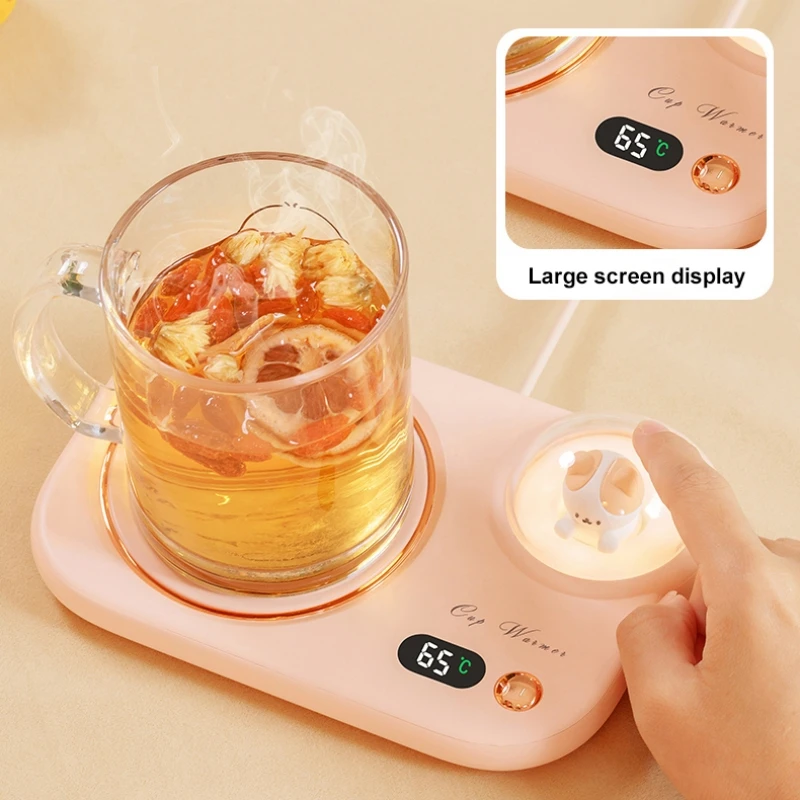 

Подогреватель кружки подогреватель для молока, чая, воды, домашний подогреватель для чашек, подогреваемый коврик с постоянной температурой...