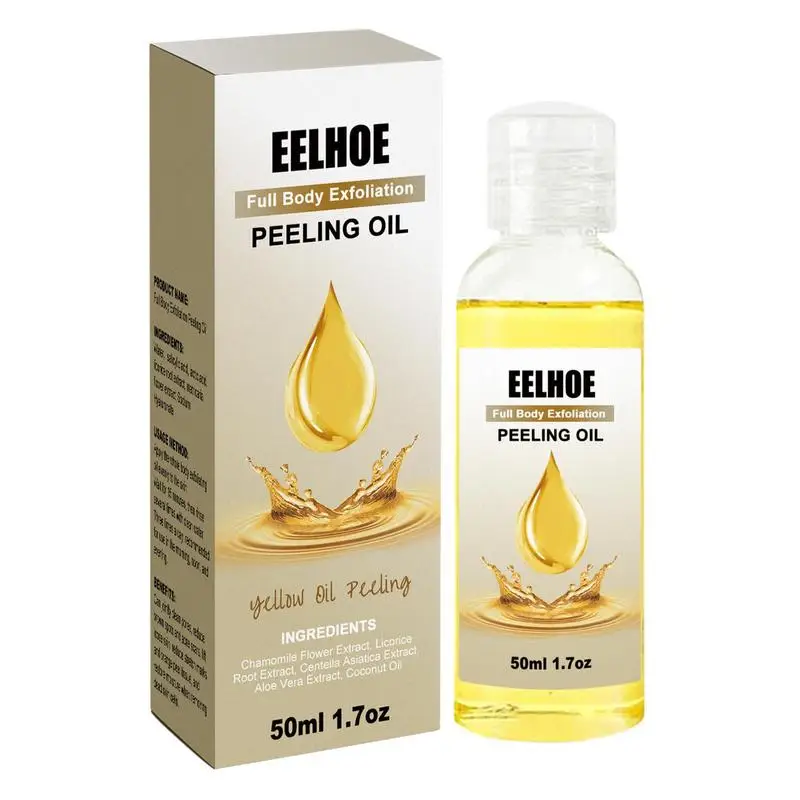 

Peeling Oil For Dark Skin 1.6oz Body Exfoliate Peeling Oil Dark Elbow Hydrating Remover Moisturize For Brighten Dark Knees