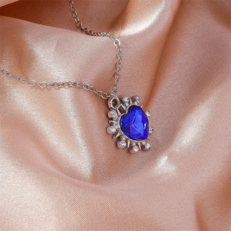 Aihua новинка подвеска цвета морской волны синей любви навсегда ожерелье для