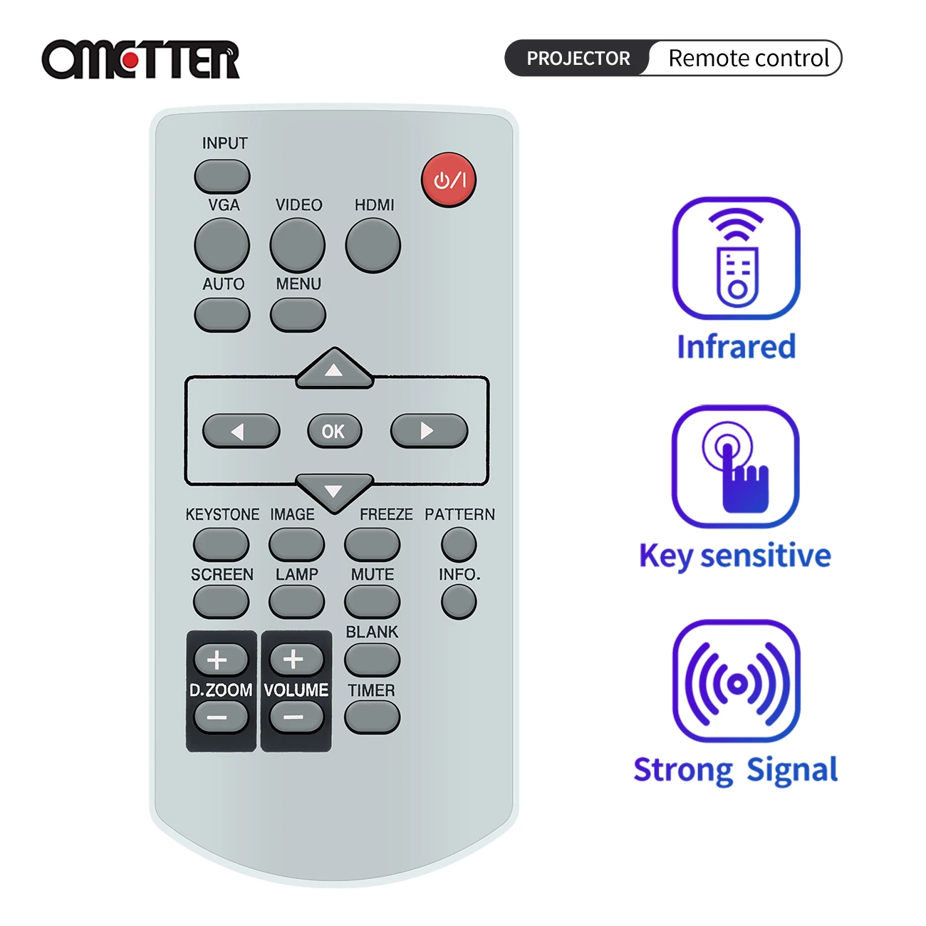 63910016 для Eiki проекторы с дистанционным управлением