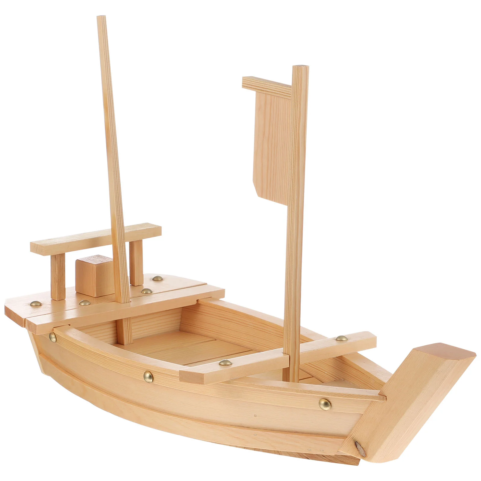 

Sushi Plate Serving Boat Tray Platesboats Wooden Wood Platter Sashimi Appetizer Large Board Bowl Dishtrays Japanese Dessert