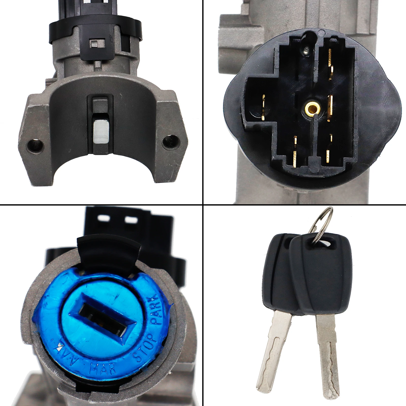 Автомобильный переключатель зажигания аксессуары рулевая колонка в сборе 2