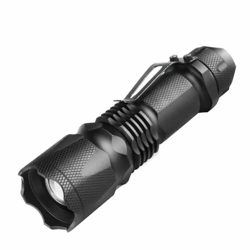 

1Pc Durable Torches Flash Light Powerful Zoom Ipx4 Tactical Military LED Flashlights Ultra Bright Light Protable Work Light 2022