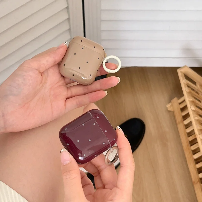 Новый чехол для наушников IMD в красной горошек с бейсбольным крючком Apple Airpods 2 Pro pro