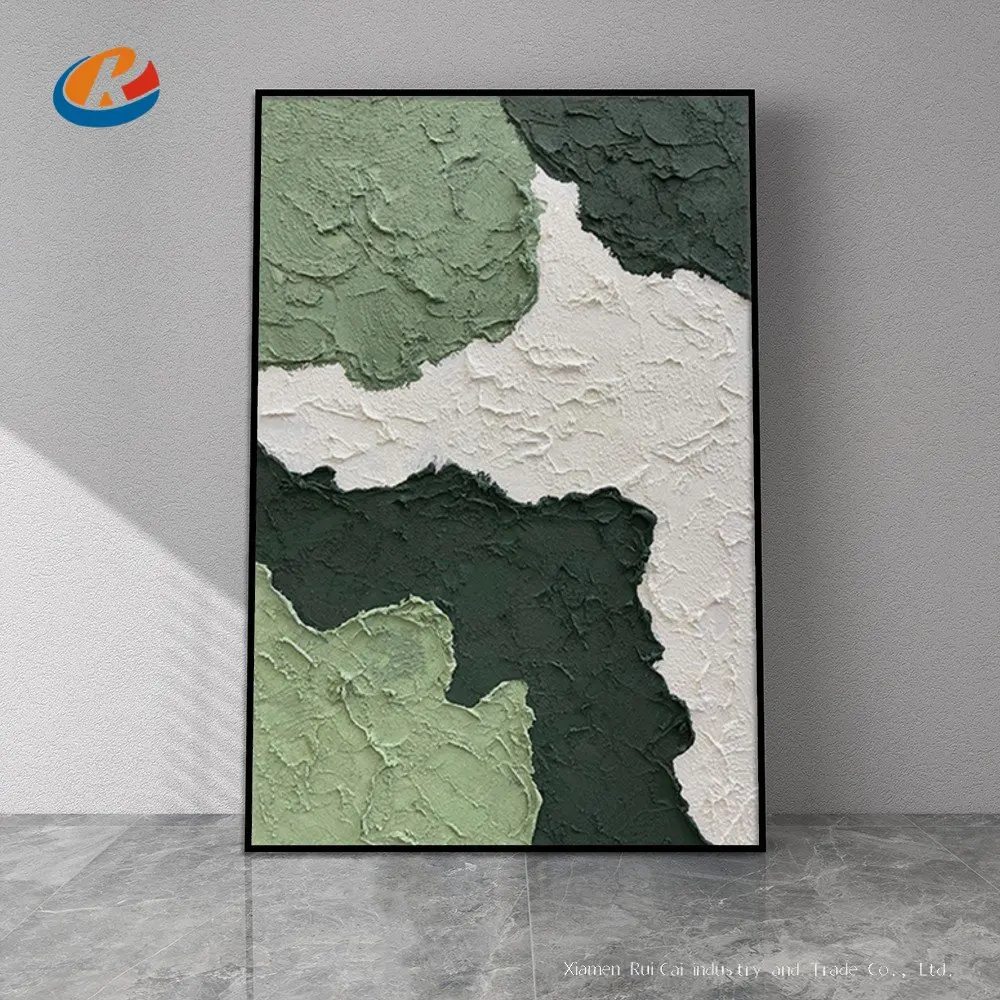 

Абстрактные горы темно-зеленая картина маслом без рамки ручная работа на холсте висячая для гостиной столовой спальни Настенная Декорация арт