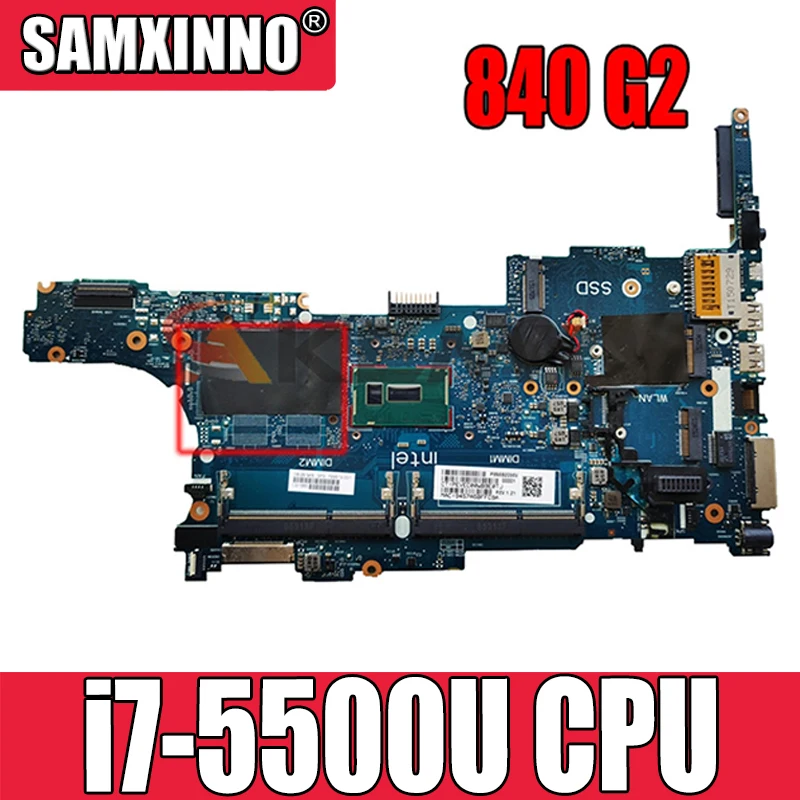 

6050A2637901-MB-A02 For HP 840 G2 Laptop Motherboard 799512-601 799512-501 799512-001 With SR23W i7-5500u CPU MB 100% Tested