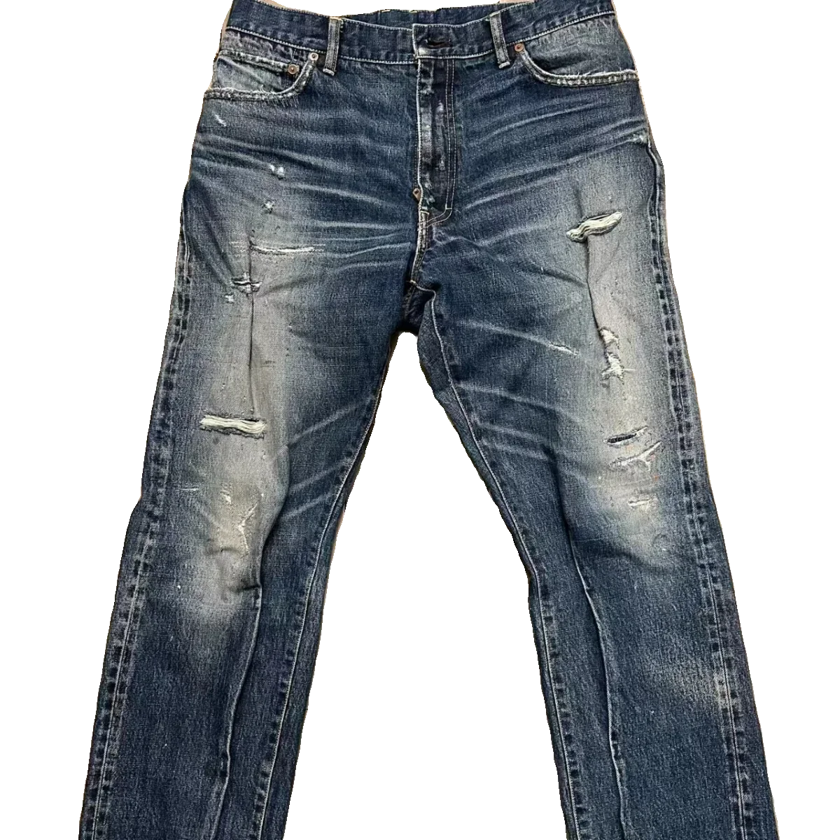 БРЮКИ VISVIM JOURNEYMAN 2025 Джинсы разрушения 22SS 2-го поколения (art.: 3920d3f034d0a) - 3920d3f034d0a