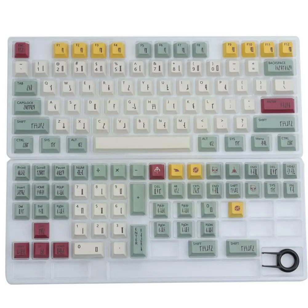 

Набор двусторонних сублимационных колпачков 129 S Pbt для колпачков Gmk W3q2