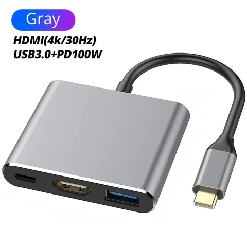 USB-C переходник 3 в 1 FONKEN
