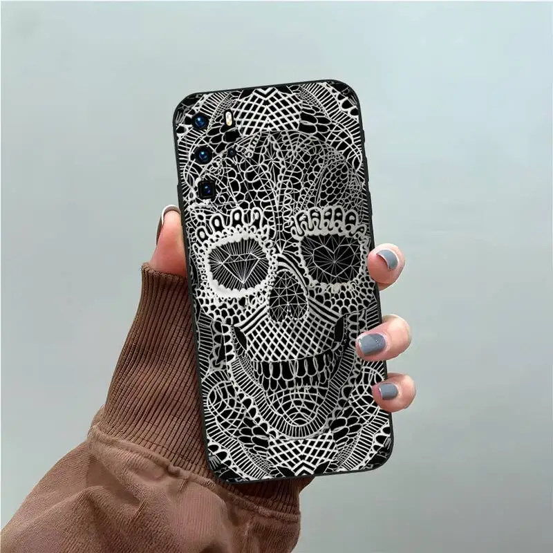 Room Skull Phone Case For OPPO A74 A52 A53 A72 A75 A79 A94 A93 Reno 3 4 6 Find X2 X3 X5 Neo Pro Silicone Cover images - 6