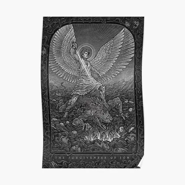 

Настенный плакат «прощение Джона», настенная роспись с современным принтом, винтажная живопись, смешное украшение без рамки