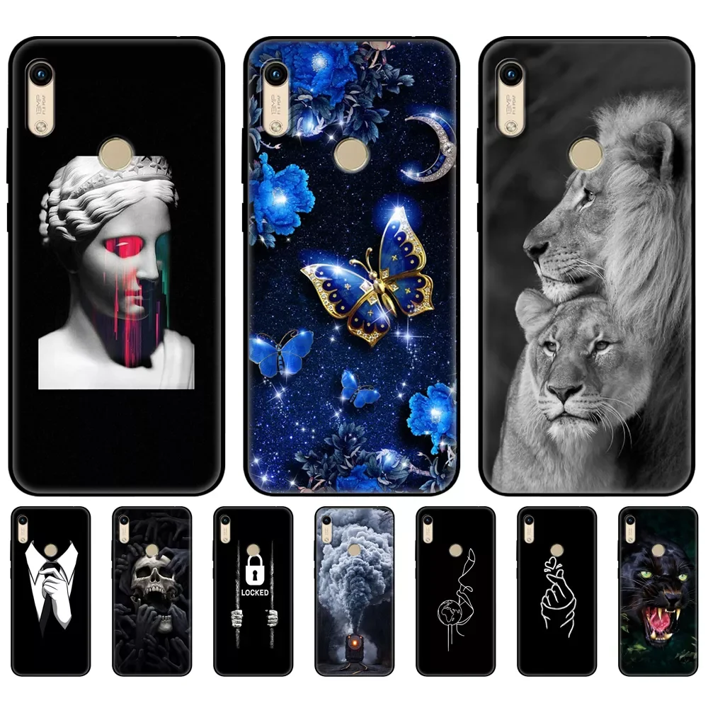 

For Honor 8A Case For huawei Honor 8A prime Case Silicon TPU back Cover Phone Case On Huawei Honor 8A JAT-LX1 8 A black tpu case