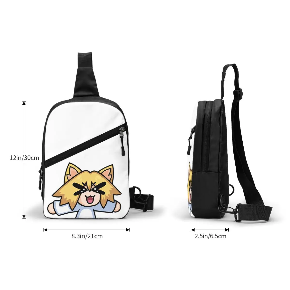 Neco-Arc Yelling нагрудная сумка мужской рюкзак через плечо дорожный походный на