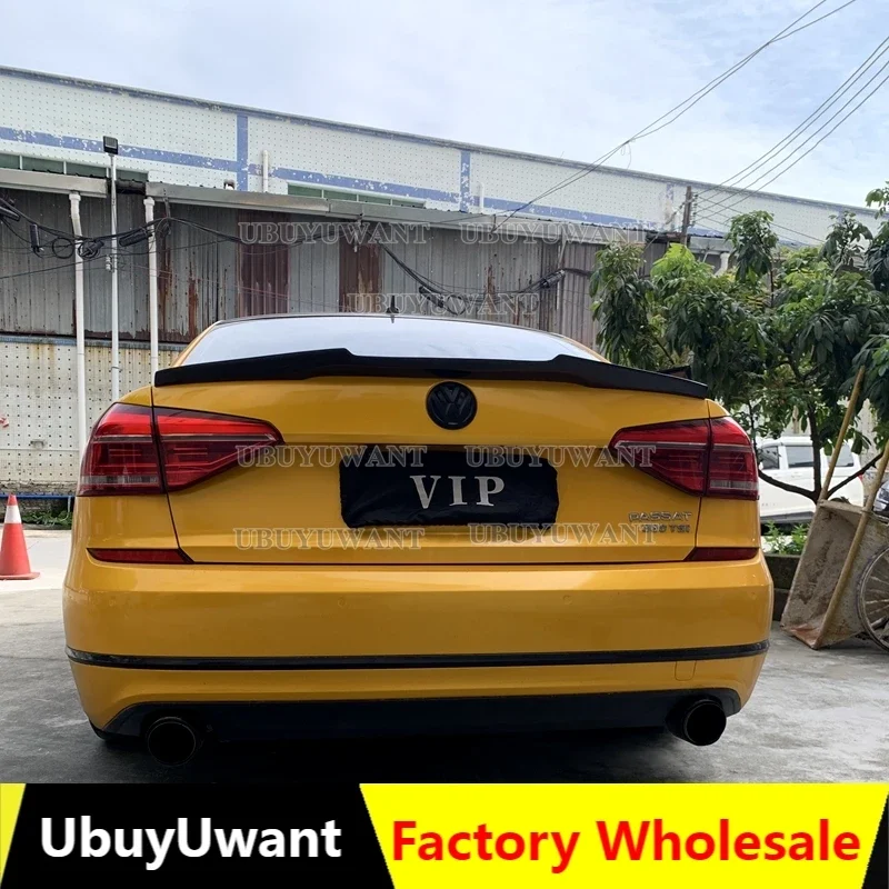 Для Volkswagen Passat B7 США 2011-2017 NMS M4 Стиль углеродное волокно багажник губа крыло задний