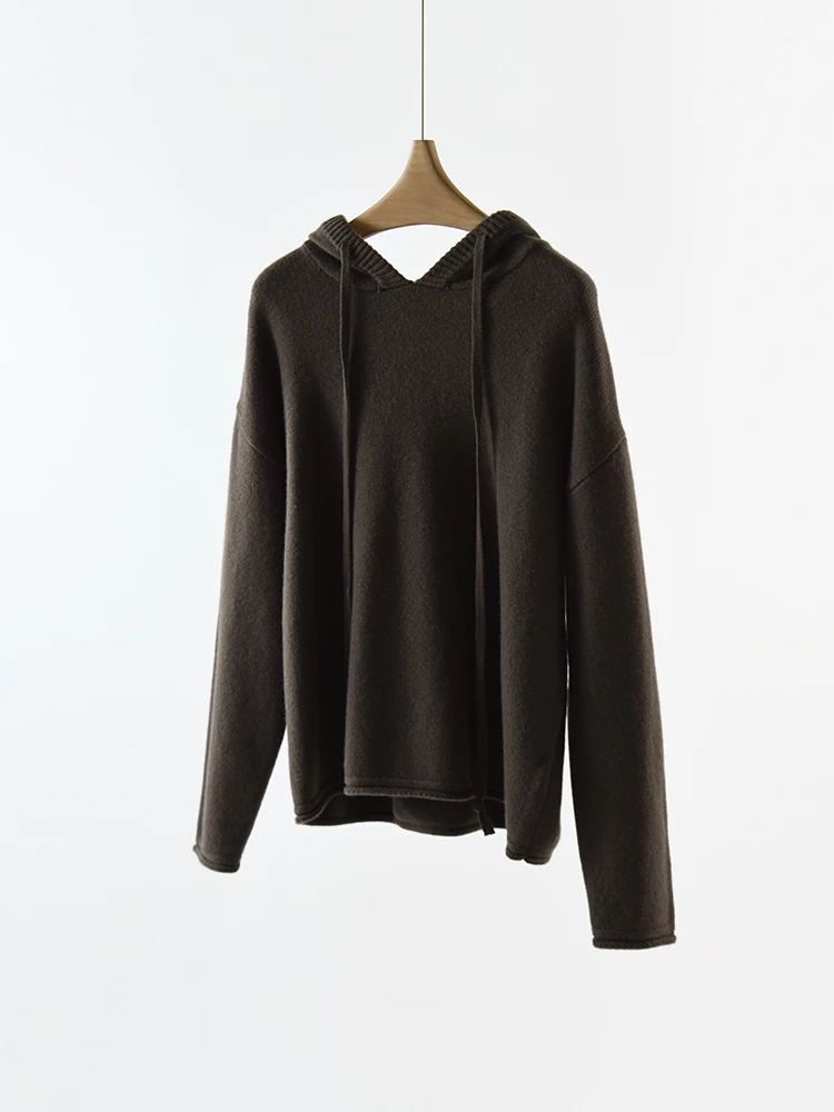 Французский sle Idle Sle с капюшоном на шнурке флисовый утолщенный мягкий клейкий