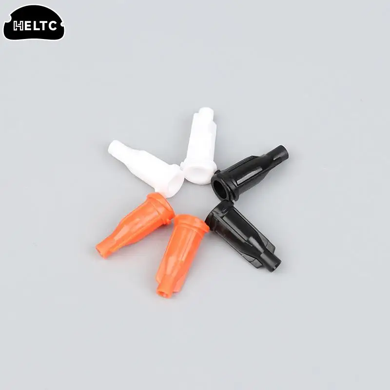 100Pcs/pack Syringe Tips Caps Injector Dispenser Dispensing Needle Sealing Plug Cap Assortment for Storing Glue Stop - купить по