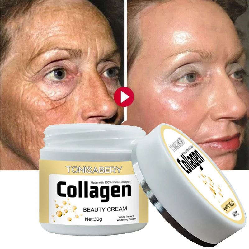 Collagen Remove Wrinkles Face Cream Anti-Aging Lifting Firming Whitening Moisturizing Products Fade Fine Lines Smooth Skin Care