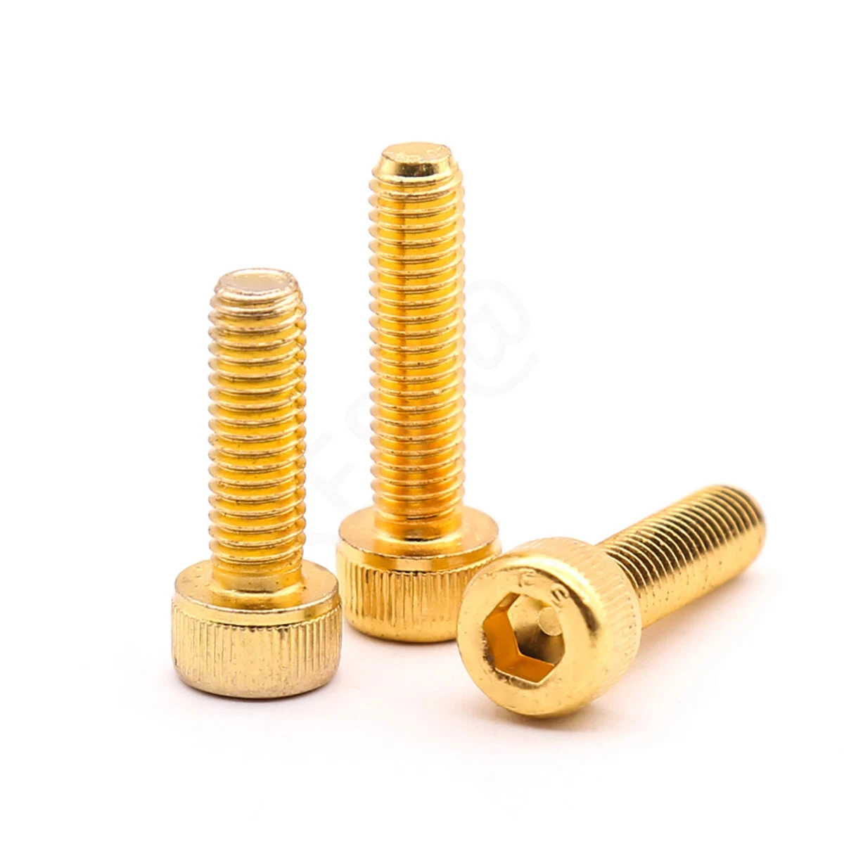 

10 шт./лот M2 M2.5 M3 M4 M5 винт с шестигранной головкой из сплава, титановые позолоченные болты с шестигранной головкой, класс 12,9, длина 4–35 мм