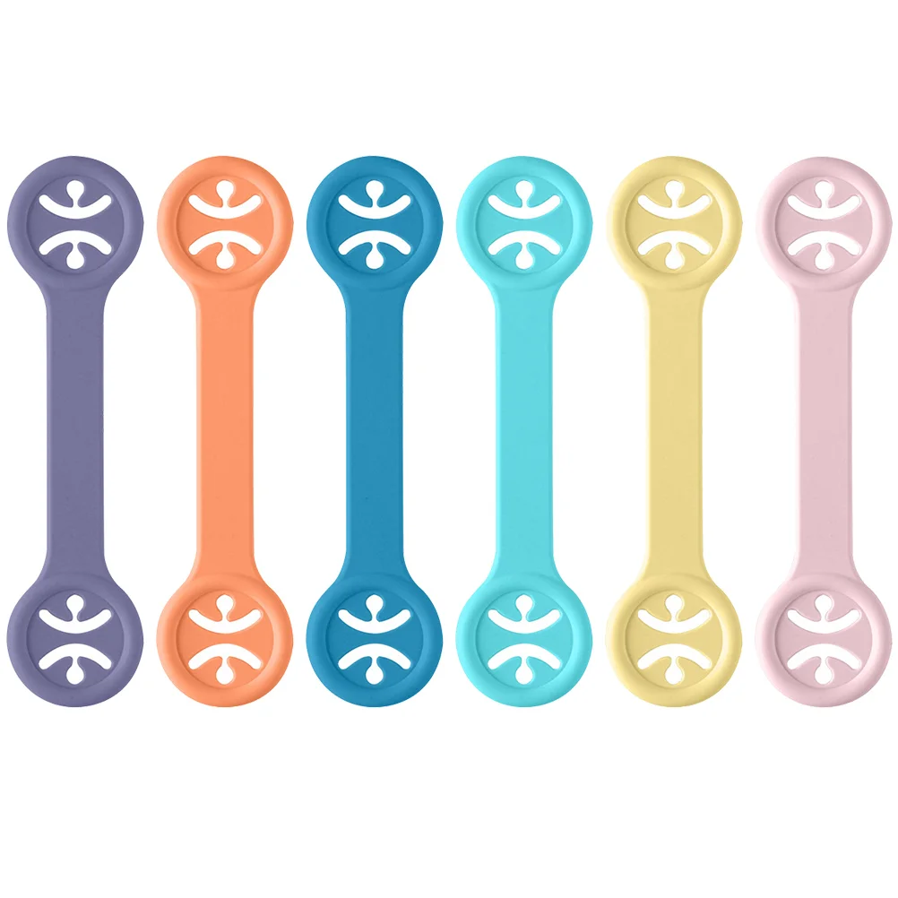 

6 Pcs Bib Clip Newborn Holder Accessories Baby Supplies Simple Clamp Infant Feeding Clamps Tpr Fixer Clips Child Children Belts