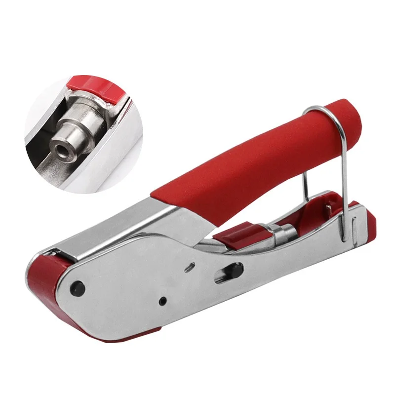 

Multi Tool F Type Crimping Pliers Wire Stripping Squeezing Pliers Coaxial Cable Cold Press Clamp RG59 RG6 Cable TV Crimping Tool