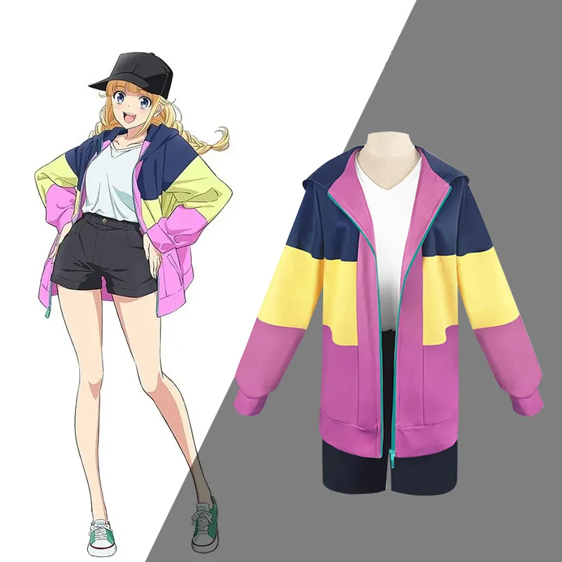 

Аниме Косплей я мальчик Kongming Tsukimi Eiko косплей костюм куртка рубашка брюки parhip Koumei Eiko Tsukimi Girls paty одежда