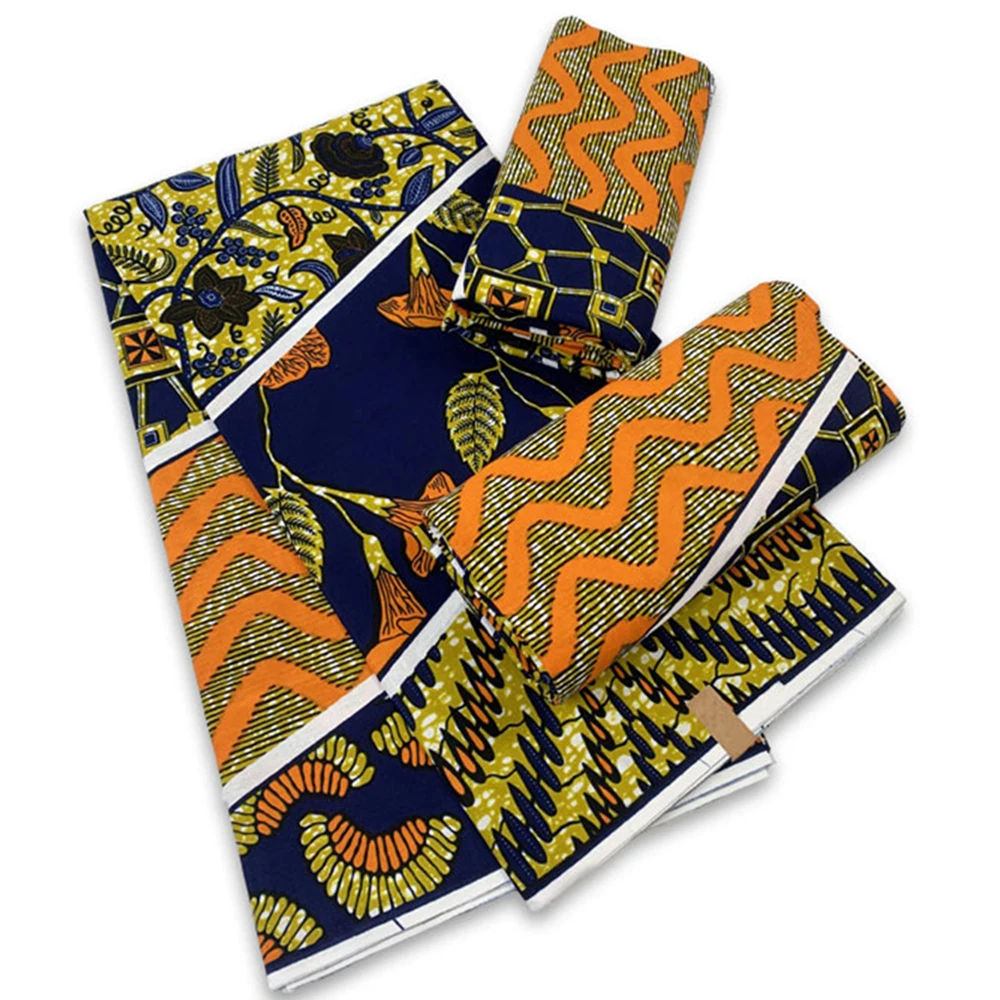 

Origina African Wax Fabric Veritable Wax Nigerian Ankara Block Prints Batik Fabric Dutch Pagne 100% Cotton 2023 For Sewing VL-96
