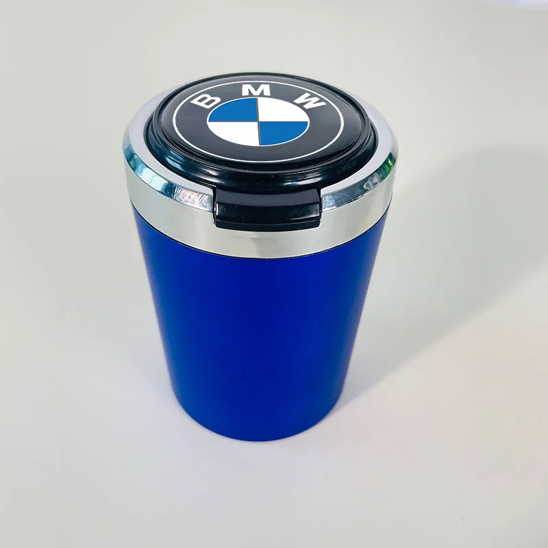 Автомобильная пепельница с синей искусственной планкой Подходит для BMW X2 X3 X4 X5 X6 X7