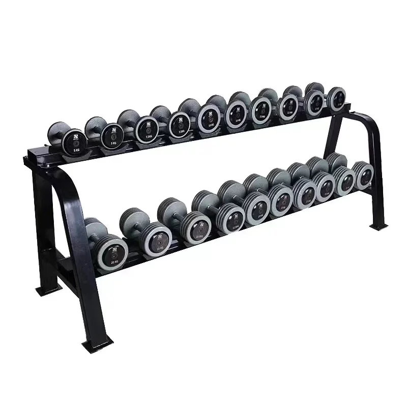 

Hex dumbbells' rack gym equipment dumbbells storage rack fitness equipments