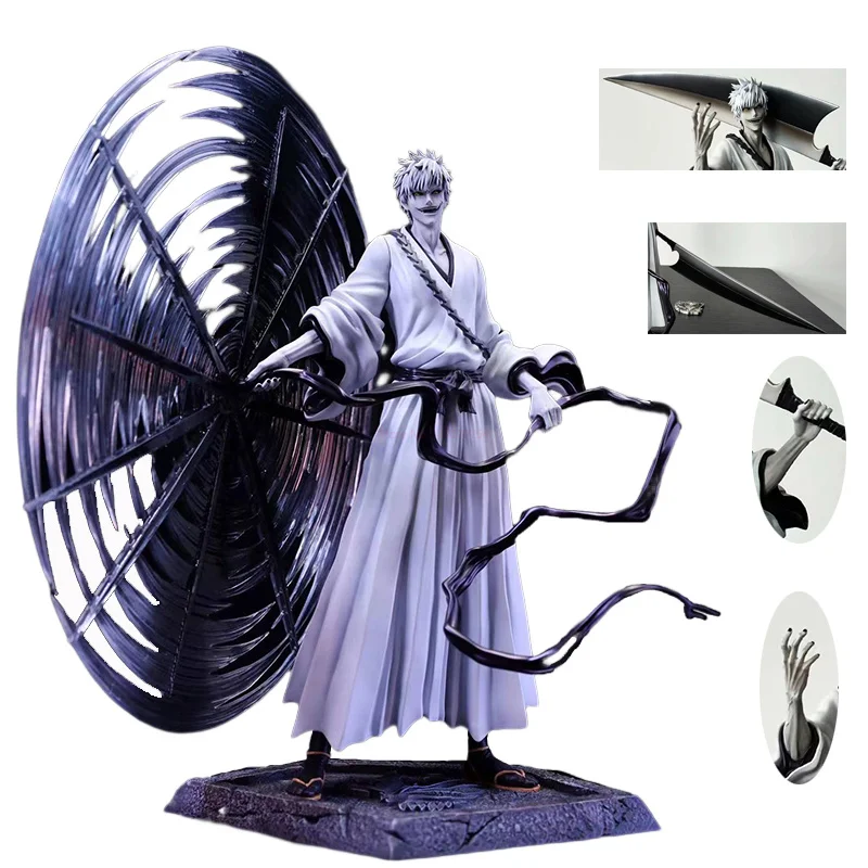 

Фигурка аниме отбеливатель, 35 см, белые волосы, экшн-фигурка Kurosaki Ichigo, фигурка тысячи лет крови, ПВХ Коллекционная модель, игрушка