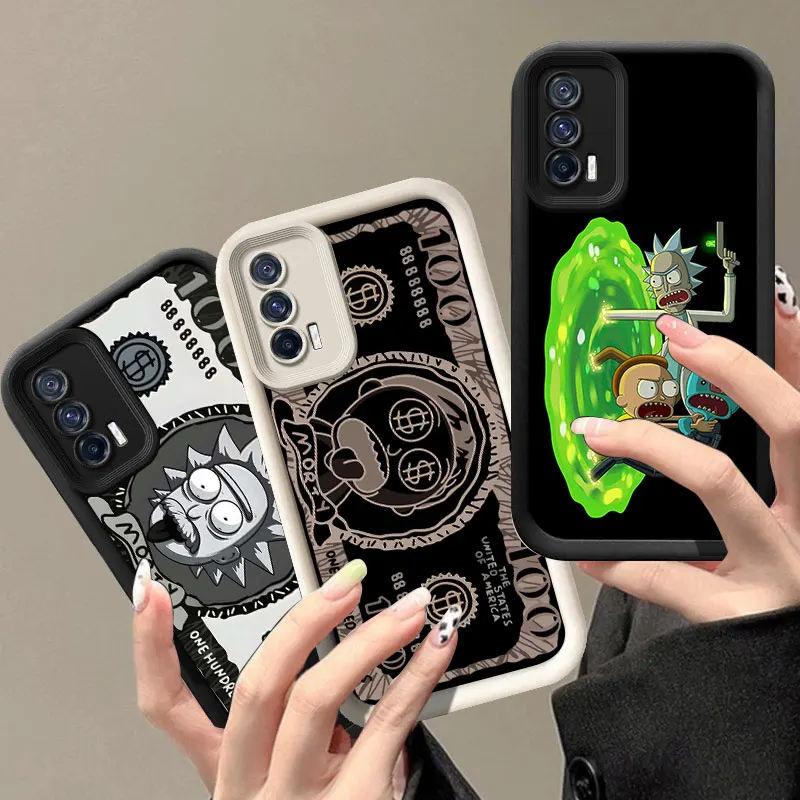 R-Rickss Cute Boy Phone Case For VIVO V30 X80 X90 X100 Pro V29E V30E V40 Y75 Y78 Y100 5G Y02 Y17 Y22 Y76 S Y03 Y21 Y27 Y28 Y35