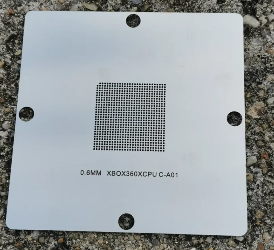 Трафарет для реболлинга BGA процессора XBOX360 графического CSP HANA GPU-B CPU-A01