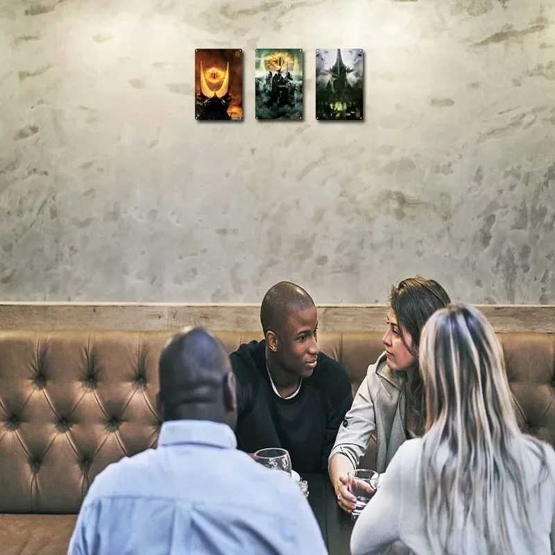 Черные ворота Мордора винтажный домашний декор украшение для комнаты на заказ