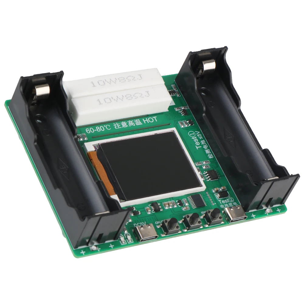 Адаптер Type-C 5 В 18650 тестер емкости литиевых батарей устройство для зарядки и