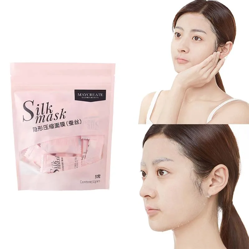 

20/50Pcs Unlined Cloth Compression Mask Invisible Silk Dry Mask Paper Ultra-thin Moisturizing Wet Compress Mask