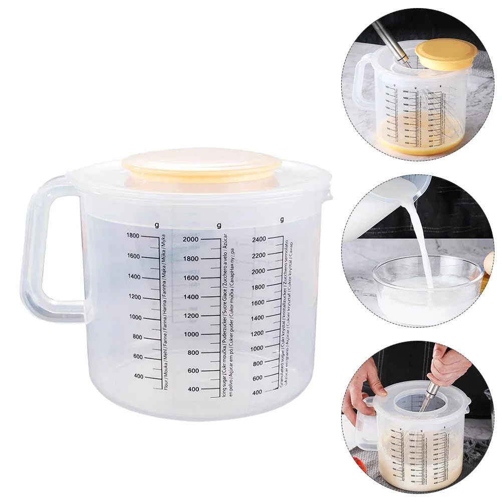 

Cup Measuring Plasticwater Pitcher Jug Scale Liquid Beaker Drinking Tea Batter Coffee Cupsmugfrothing Dose Breakfast Dispenser