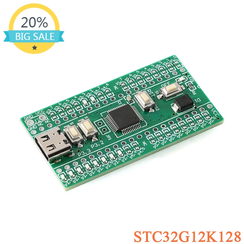 

STC32G12K128 Core Function Learning Demo System Development Board Module