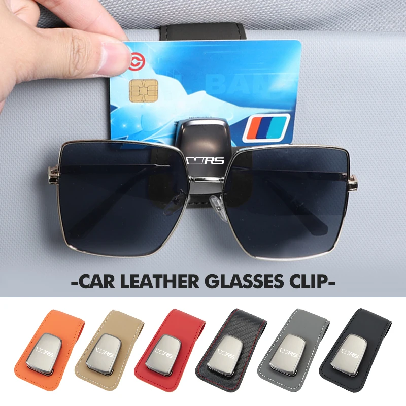 Автомобильный солнцезащитный козырек для очков универсальный держатель зажим