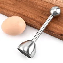 Stainless Steel Boiled Egg Topper Shell Top Kitchen Tool Cutter Knocker Opener Egg Accessories Kitchen Gadget