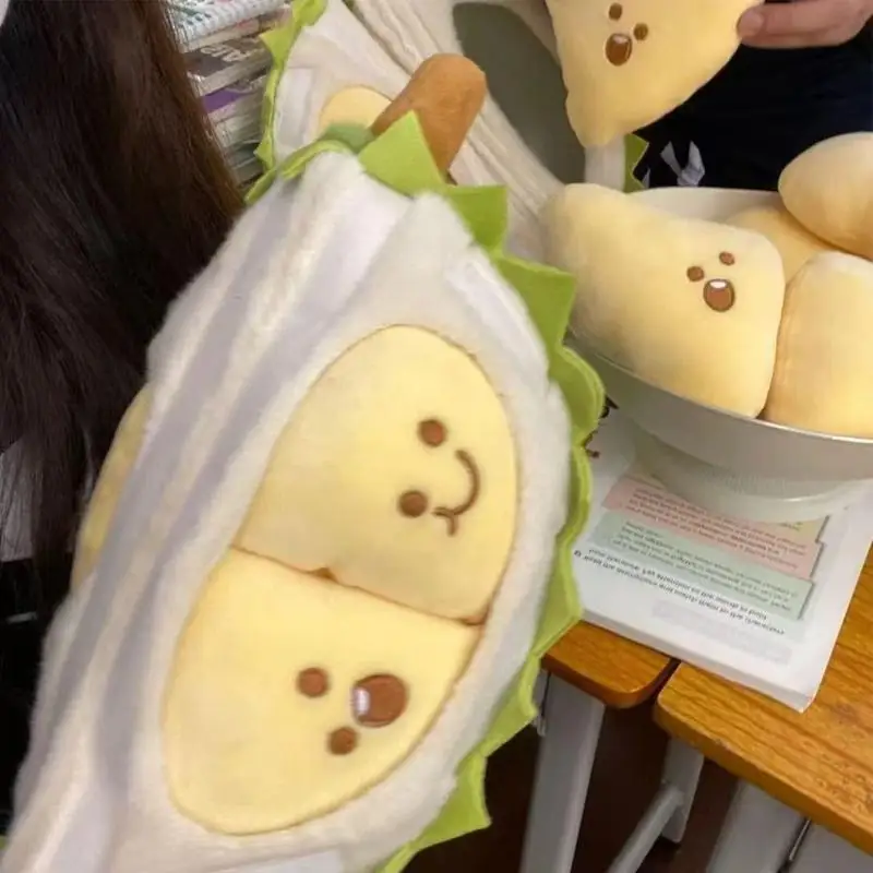 Дуриан плюшевая игрушка съемная мягкая для релаксации милая пилинг кукла