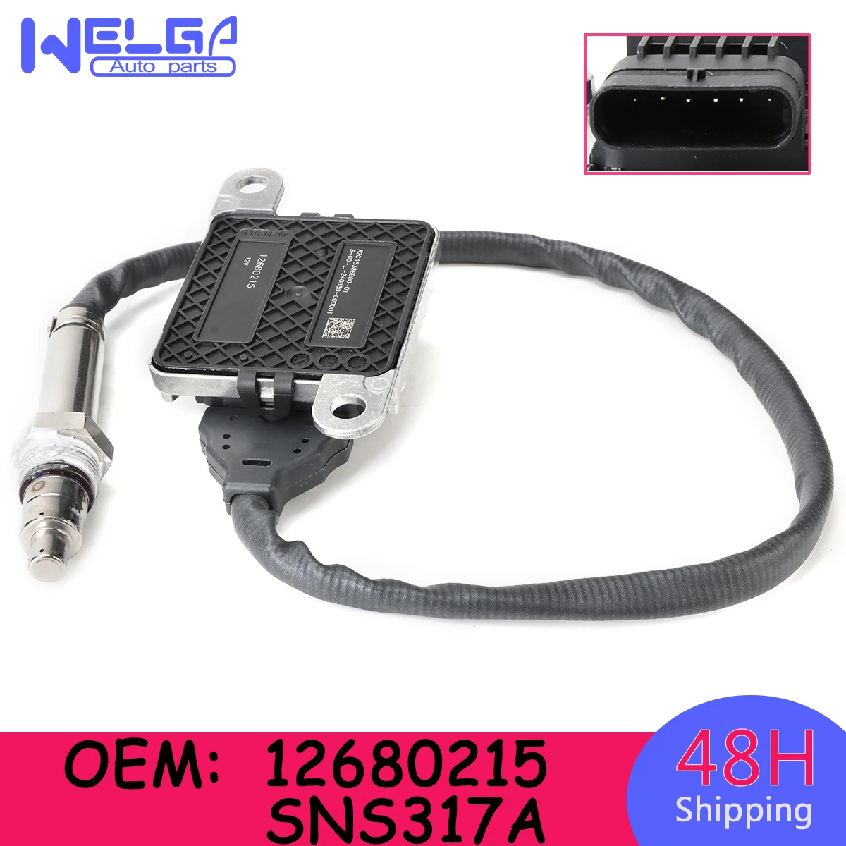 12680215 12718742 SNS317A Новый датчик оксида азота NOX для Chevrolet Thorold 6 л 2500 3500 GMC SIERRA 2018-2019