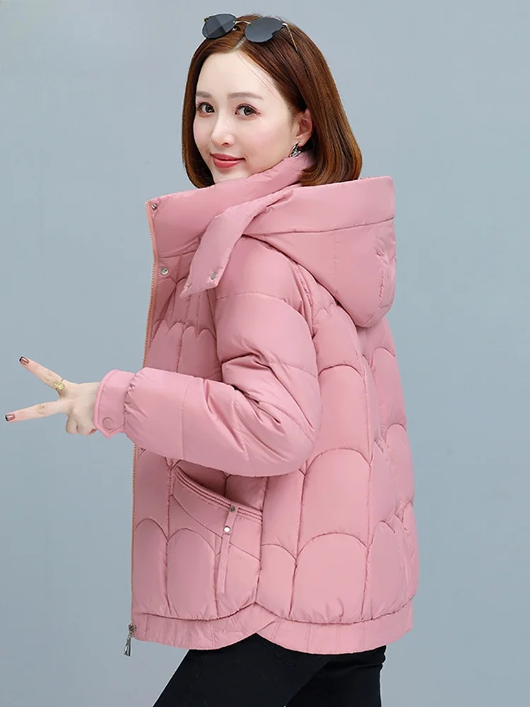 Женский пуховик Woodpecker одежда на хлопковой подкладке зимняя теплая 2024 новое