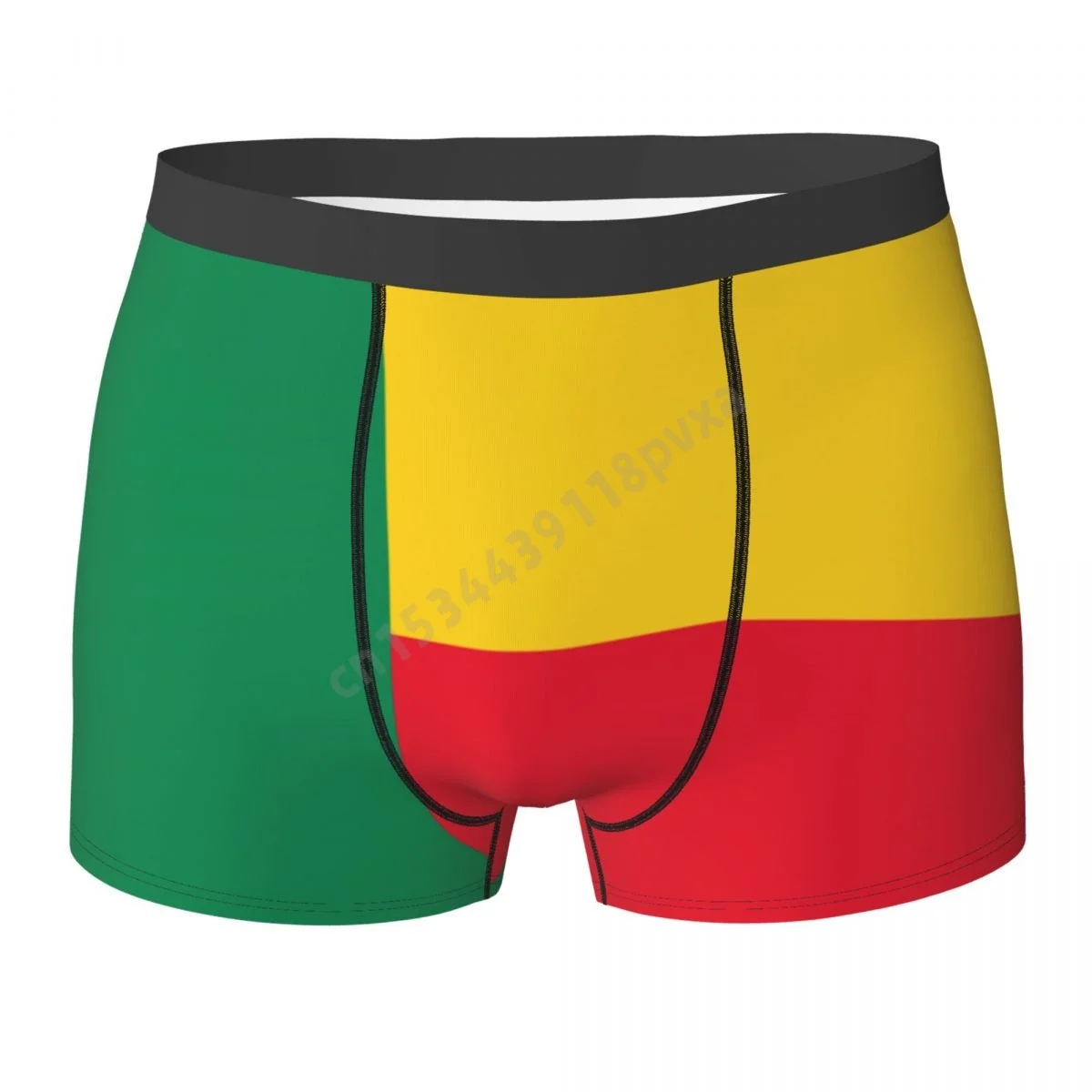 

Men Panties Benin Flag Beninian Country Boxer Shorts Polyester Underpants For Boys Male Large Size