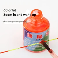 10ml smooth float paint fluorescent eye catching water resistant float tail paint for fishing