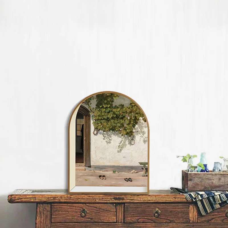 

Small Fresh Landscape Decoration Painting Restaurant Desktop Small Pendulum Painting Bedroom Light Luxury Hanging Painting