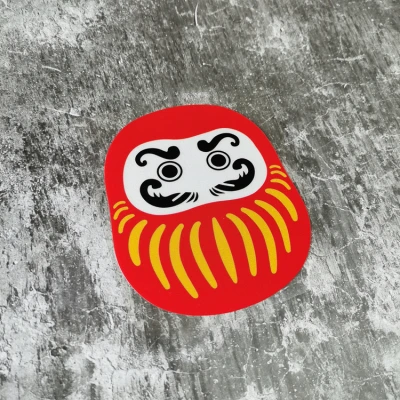 Классический мультяшный аниме счастливый Дхарма в японском стиле злые духи