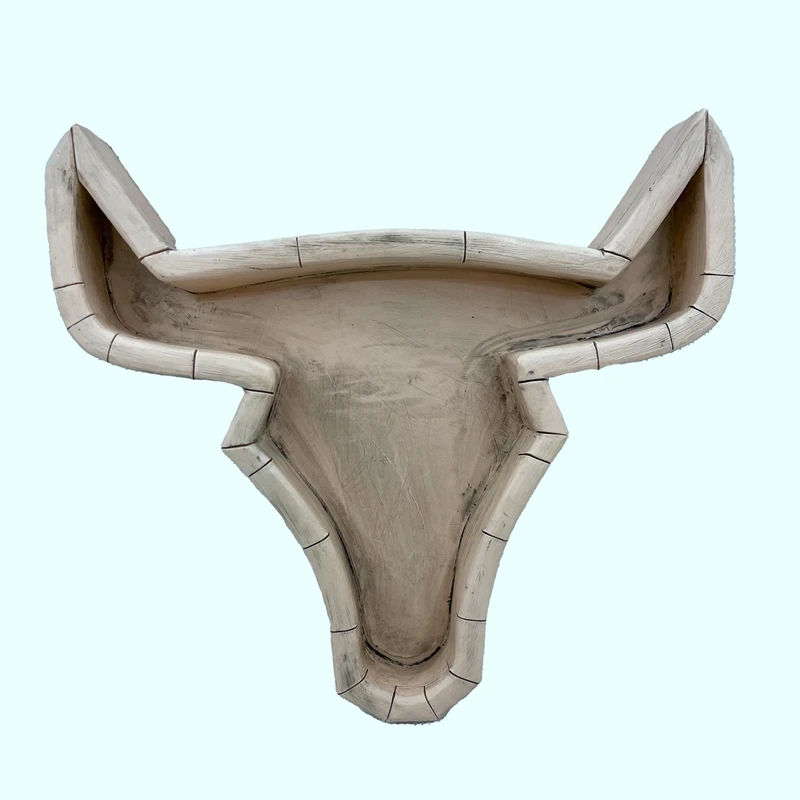 

Декоративная модель животного, корова, искусственная смола, дерево, креативные цветочные горшки, украшение, садовое растение в горшке