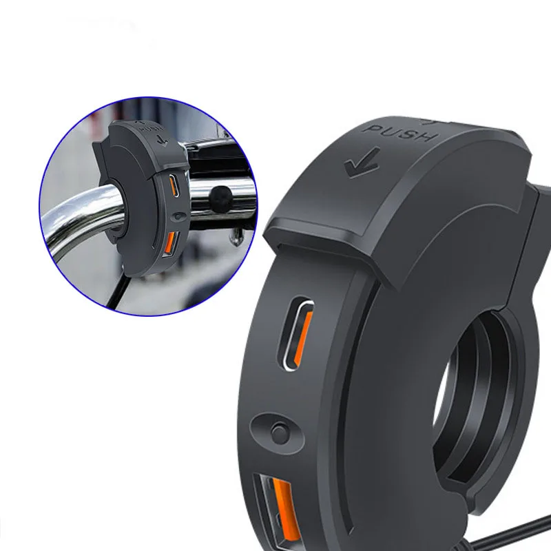 Используется для мотоцикла 12 В USB двойная быстрая зарядка порт мобильного